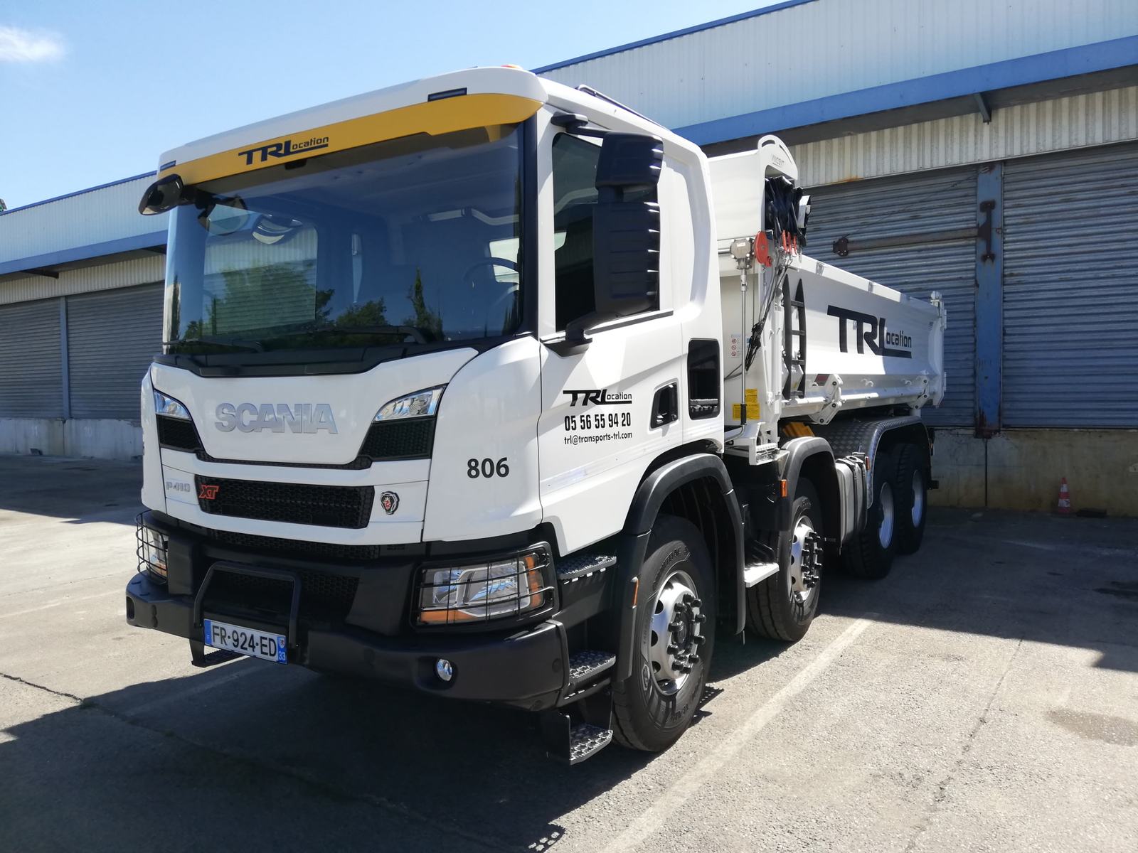Porteurs 8x4 avec chauffeur