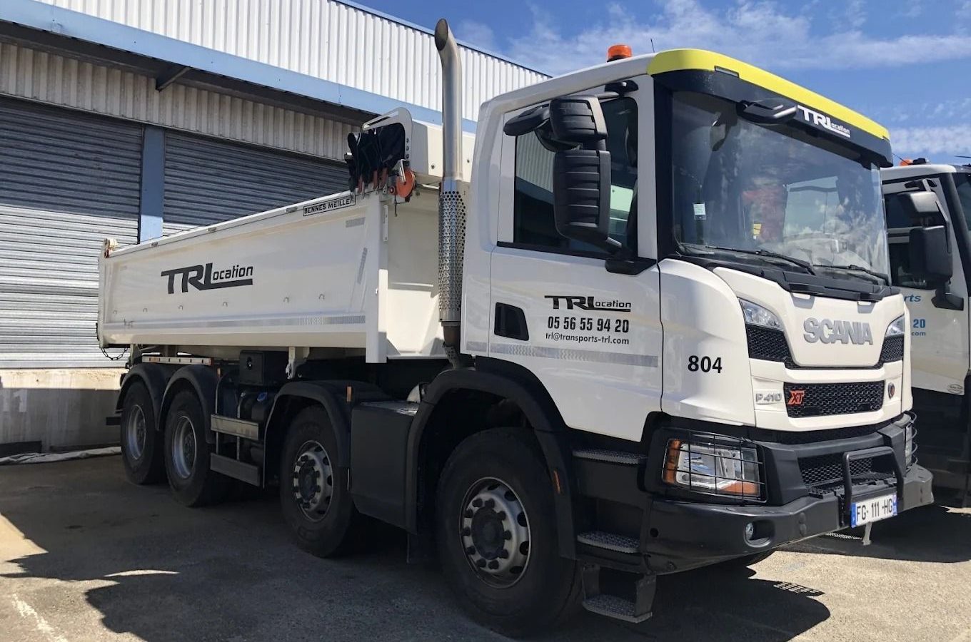 Porteurs 8x4 avec chauffeur